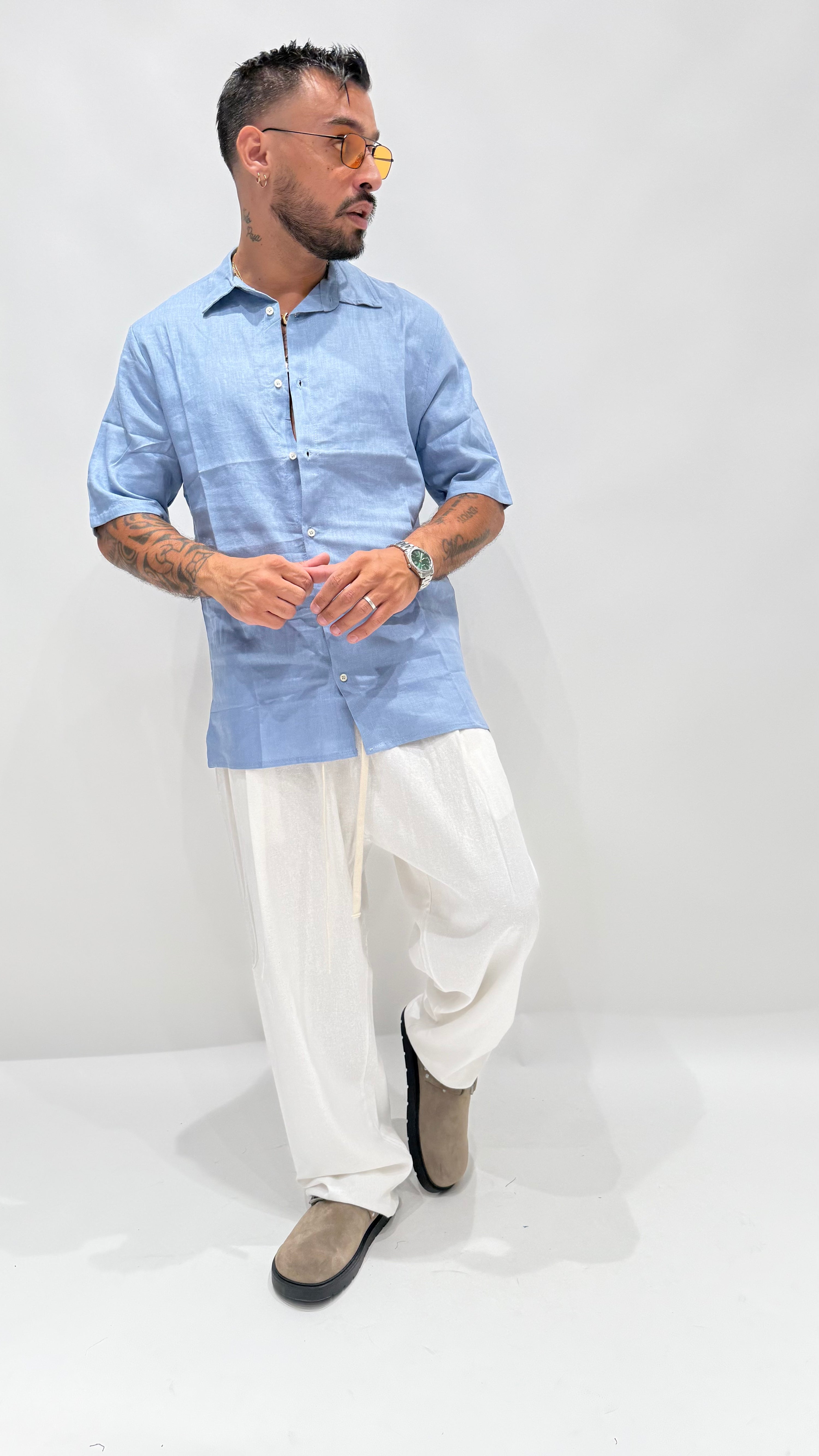 Camicia in lino NJB shuo2