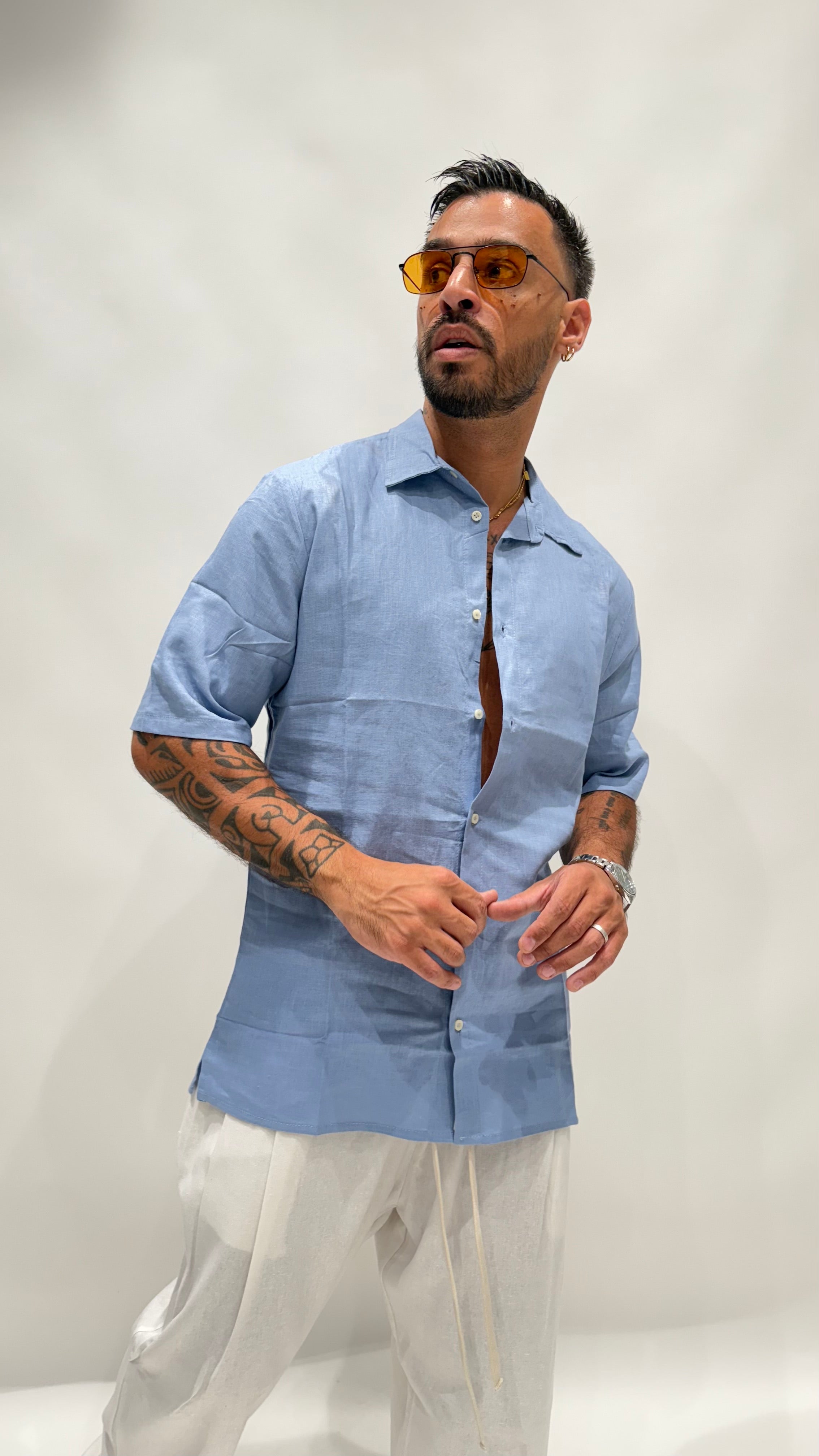 Camicia in lino NJB shuo2