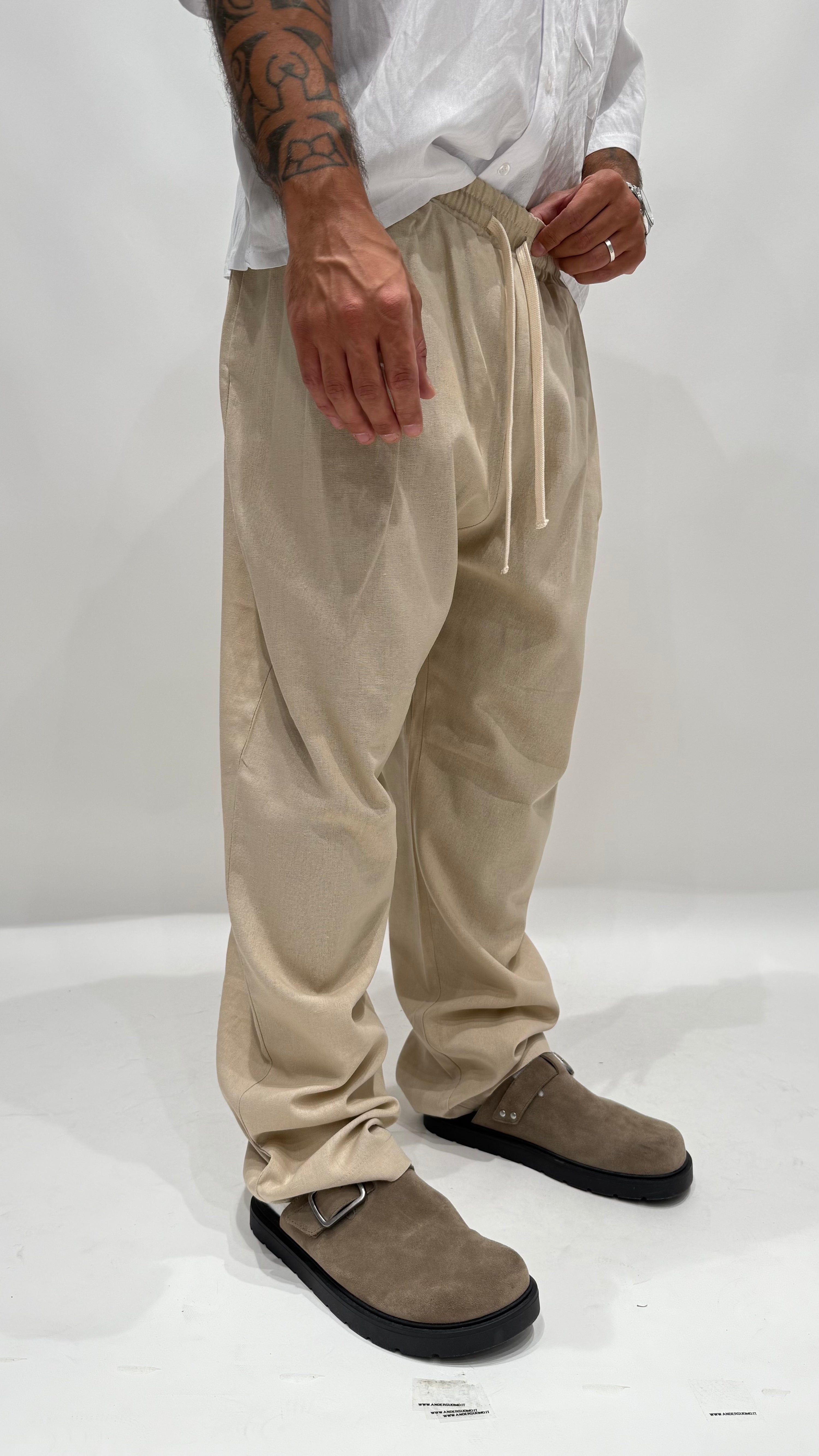 Pantalone in lino Sohoplus NJB