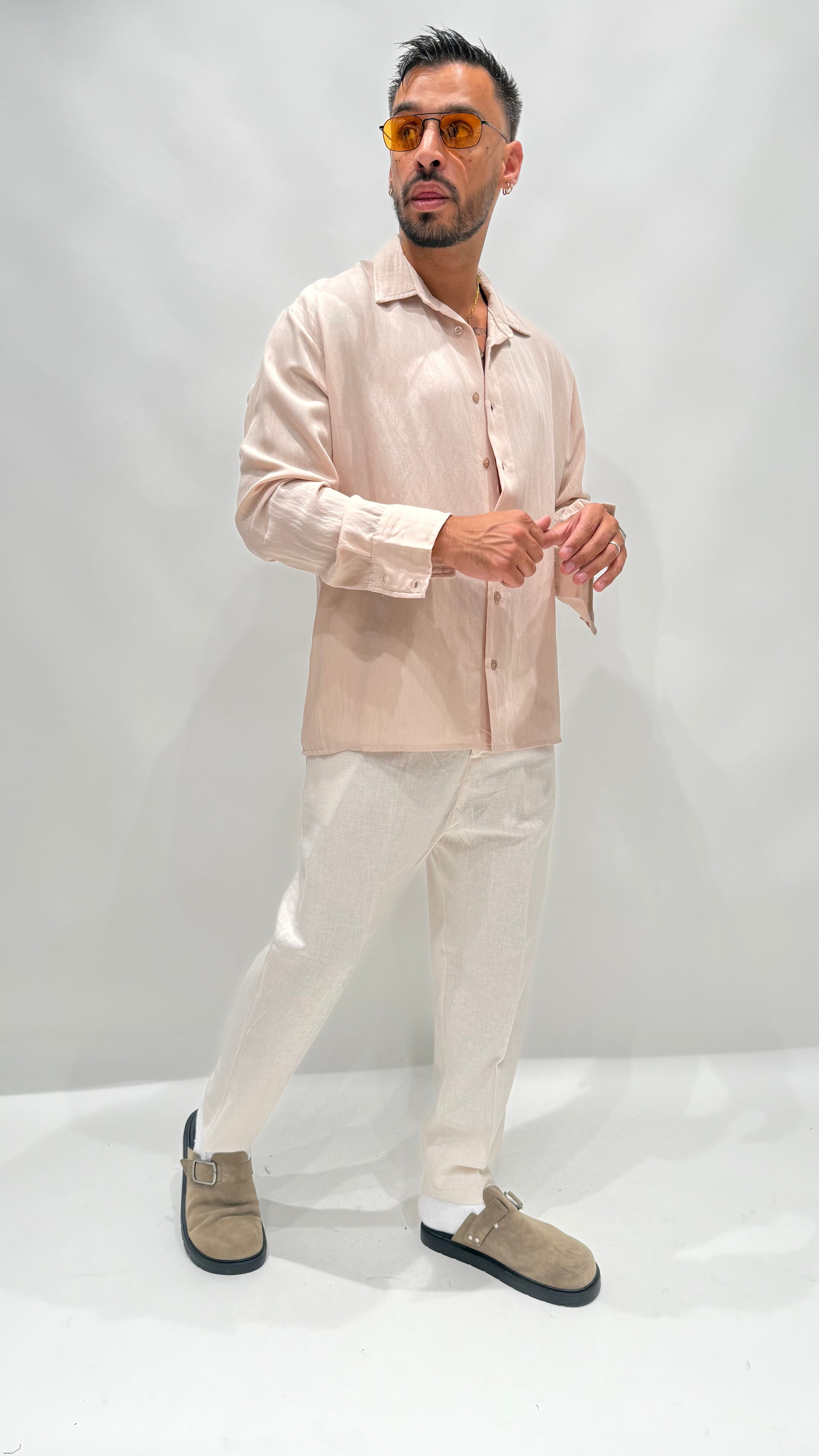 Pantalone in lino PNU02 NJB