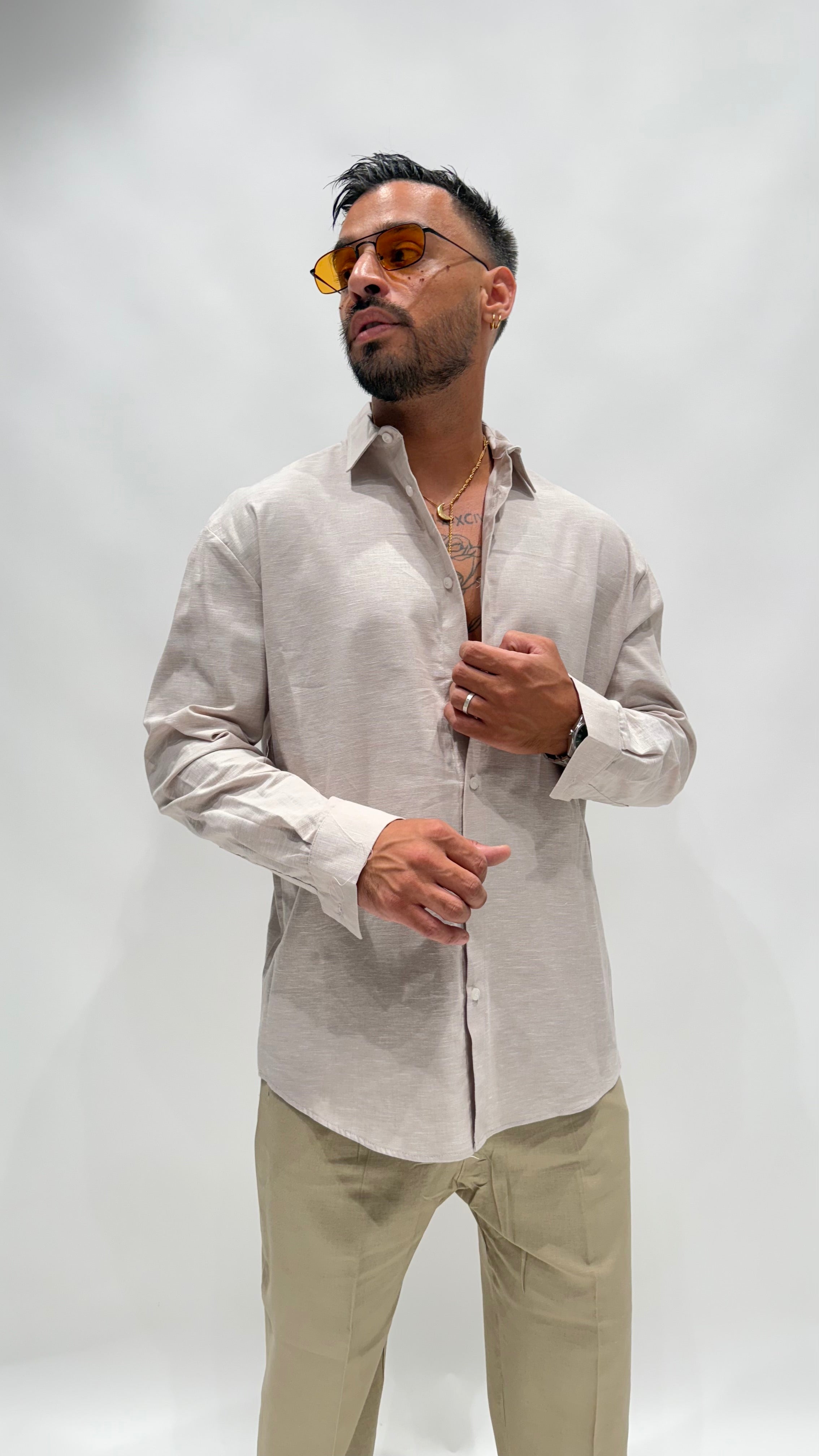 Camicia in lino camrodi NJB