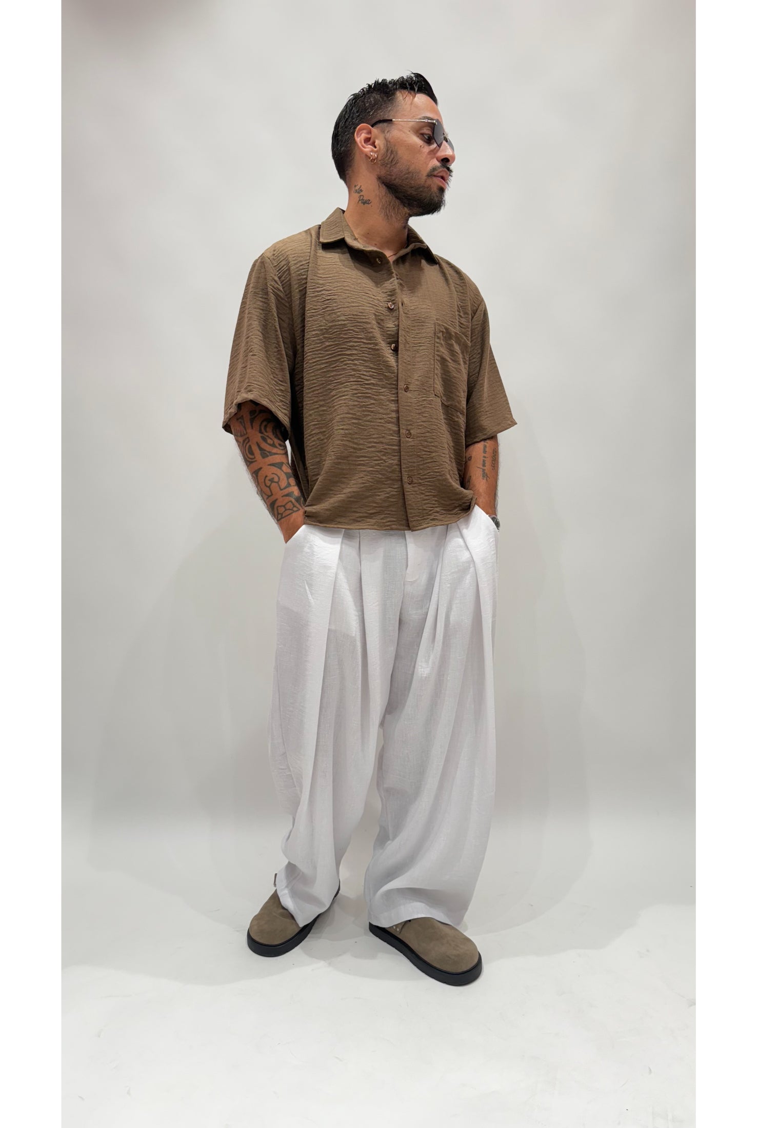 Pantalone super pences lino TOKYO