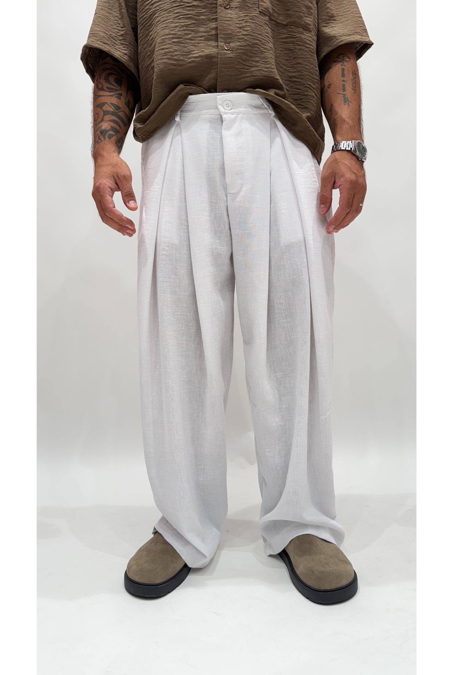 Pantalone super pences lino TOKYO