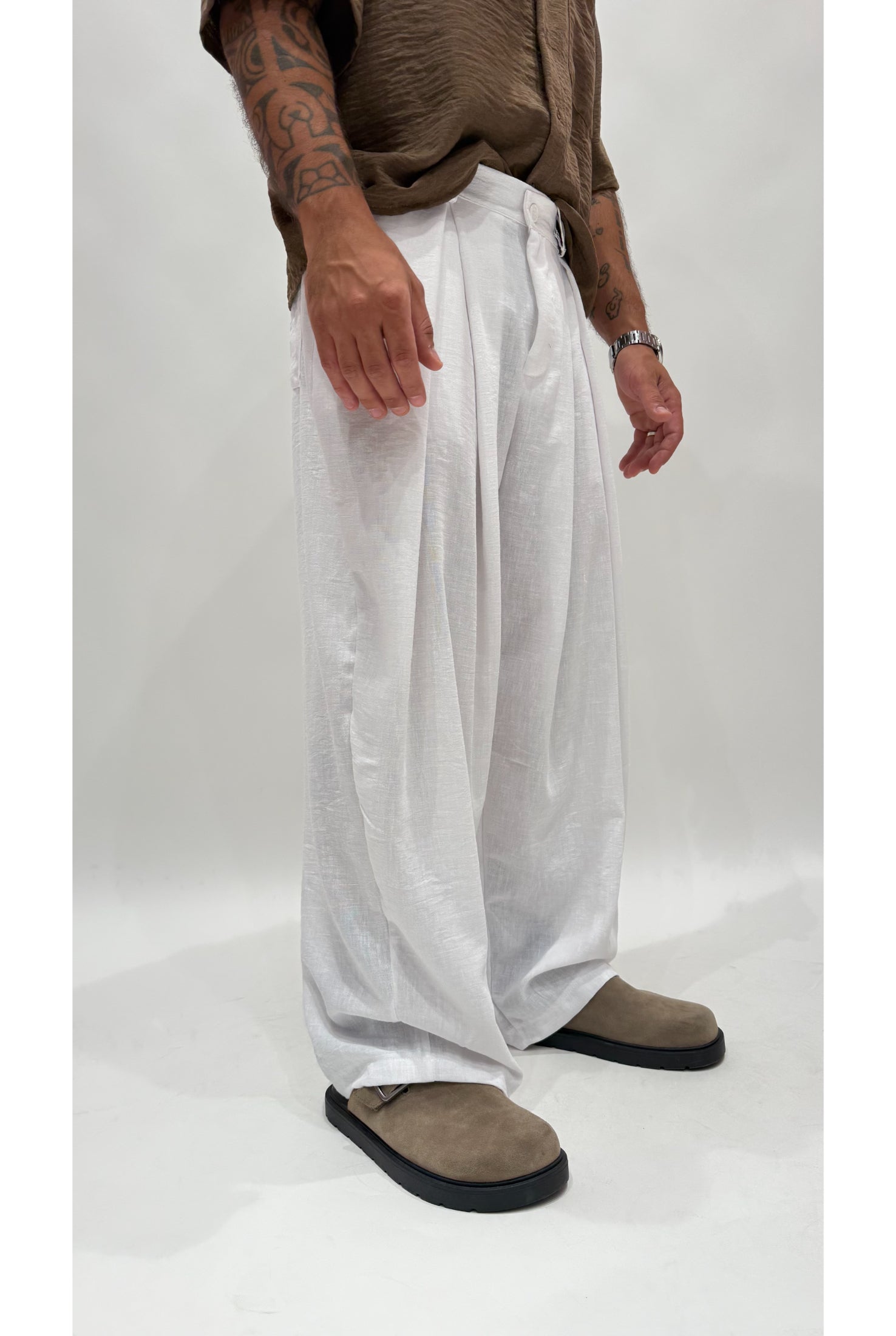 Pantalone super pences lino TOKYO