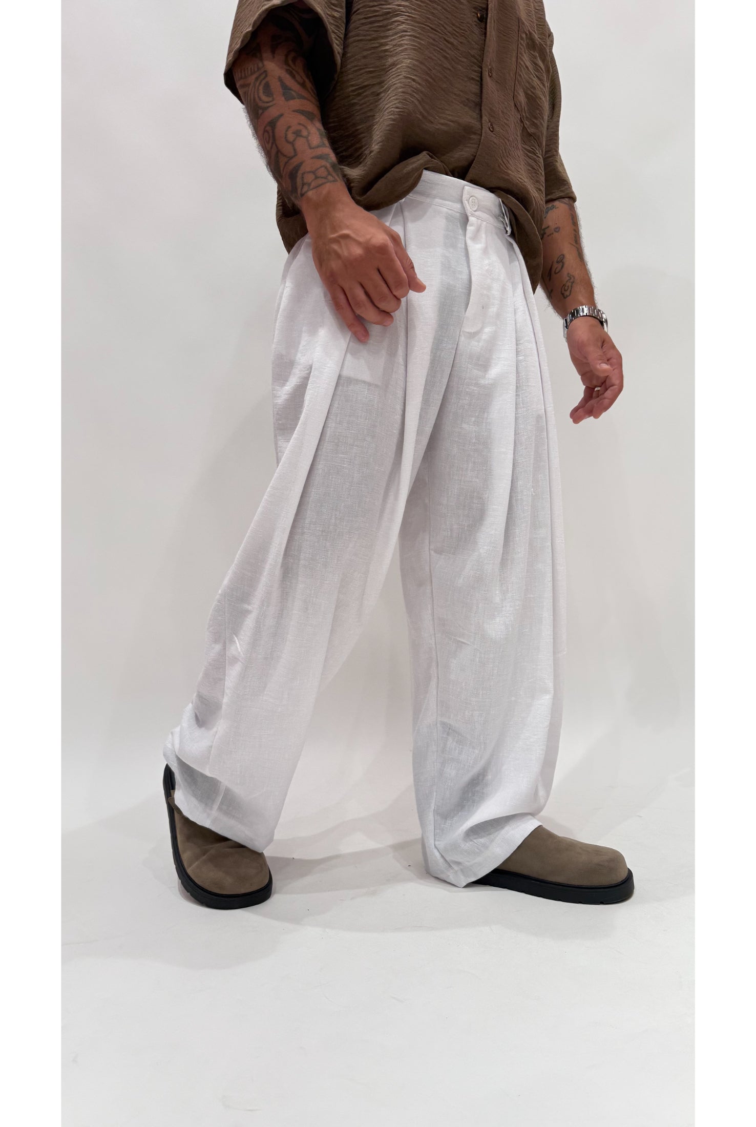 Pantalone super pences lino TOKYO