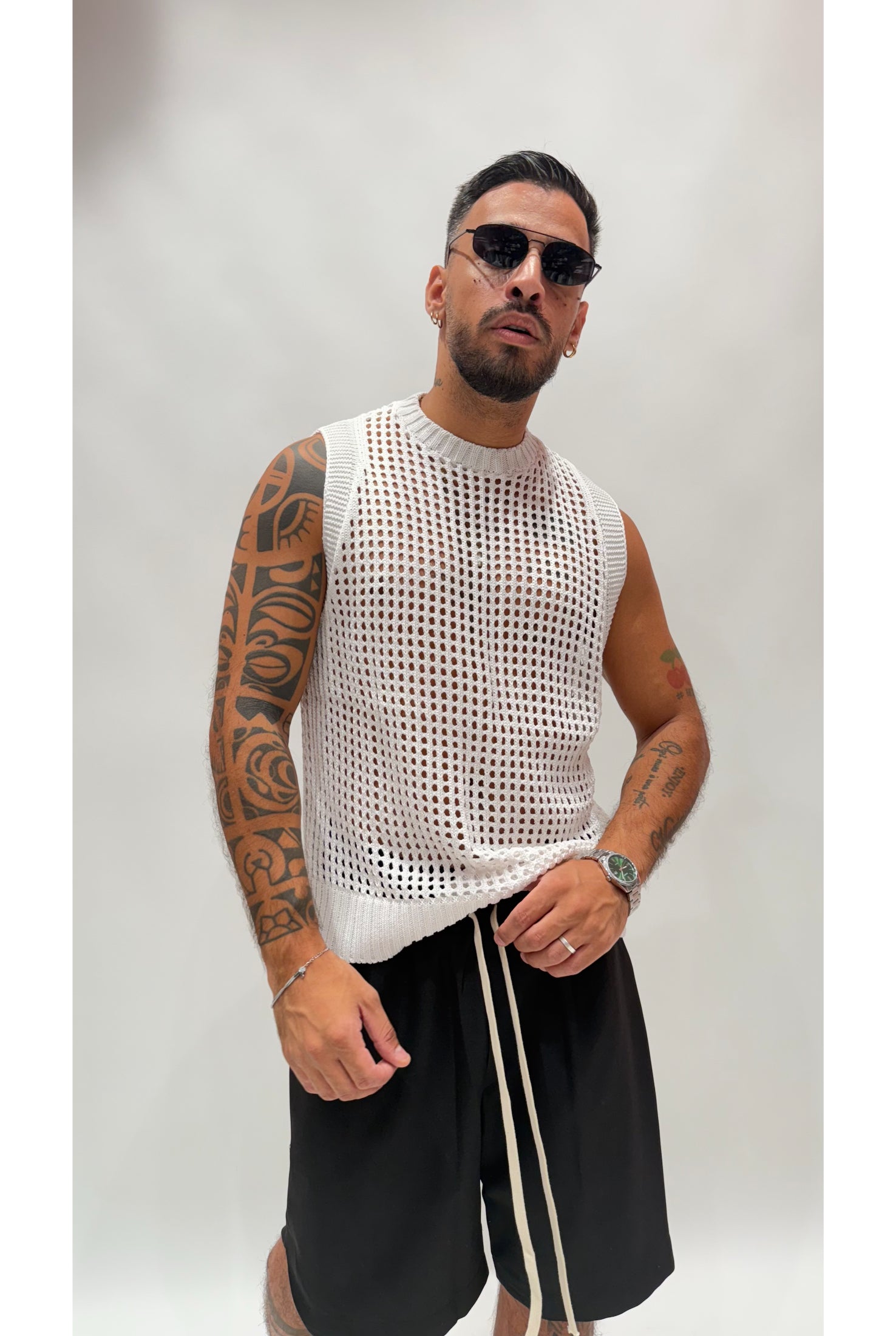 T-shirt smanicato filo NJB 8215