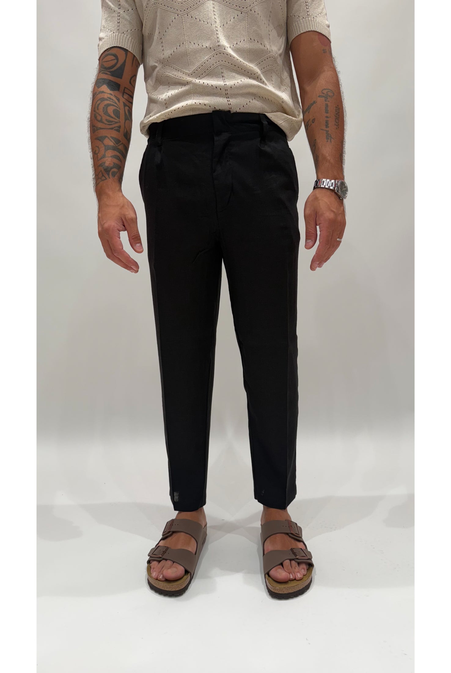 Pantalone NJB PIGA in lino