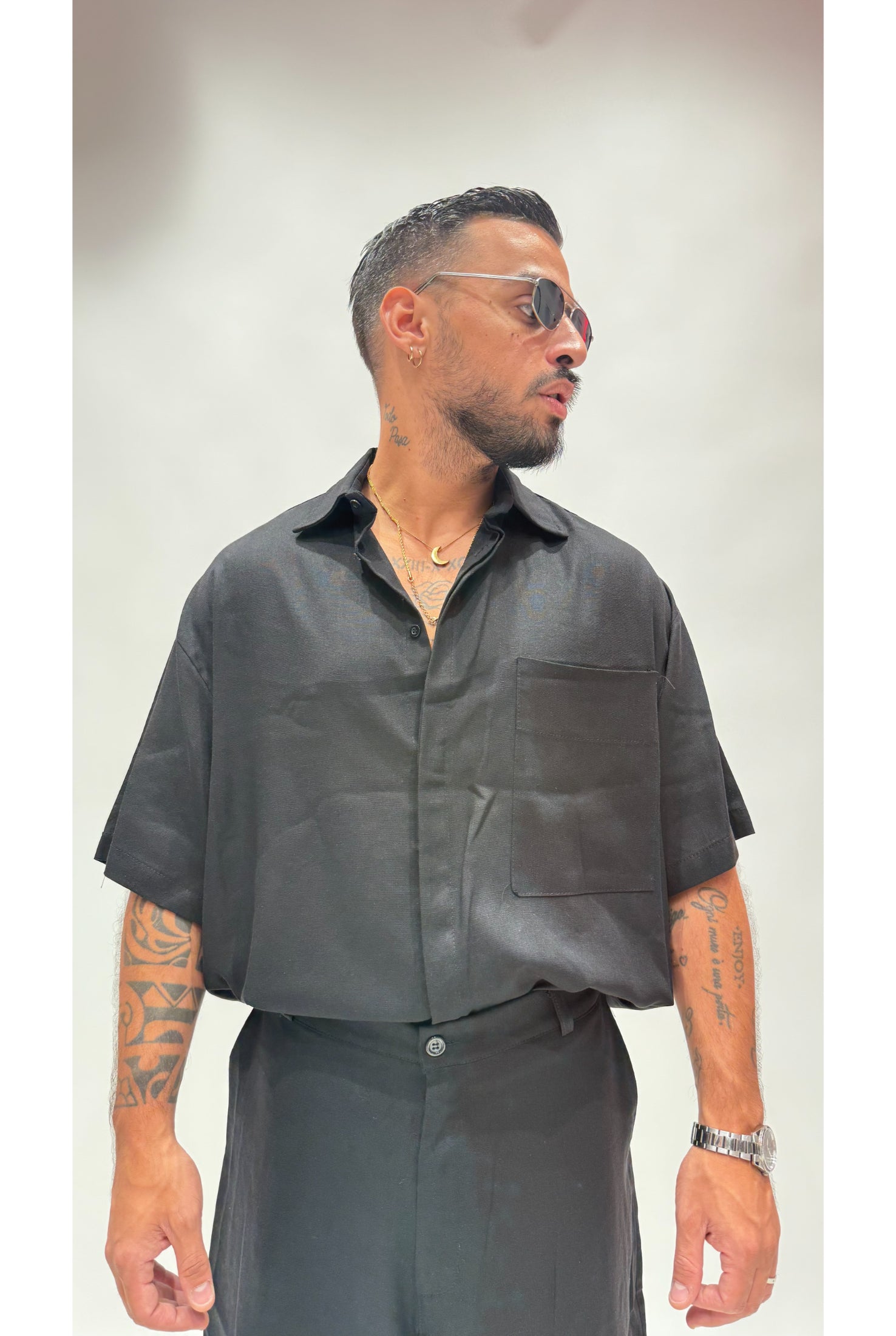 Camicia NJB FAVELAS in lino