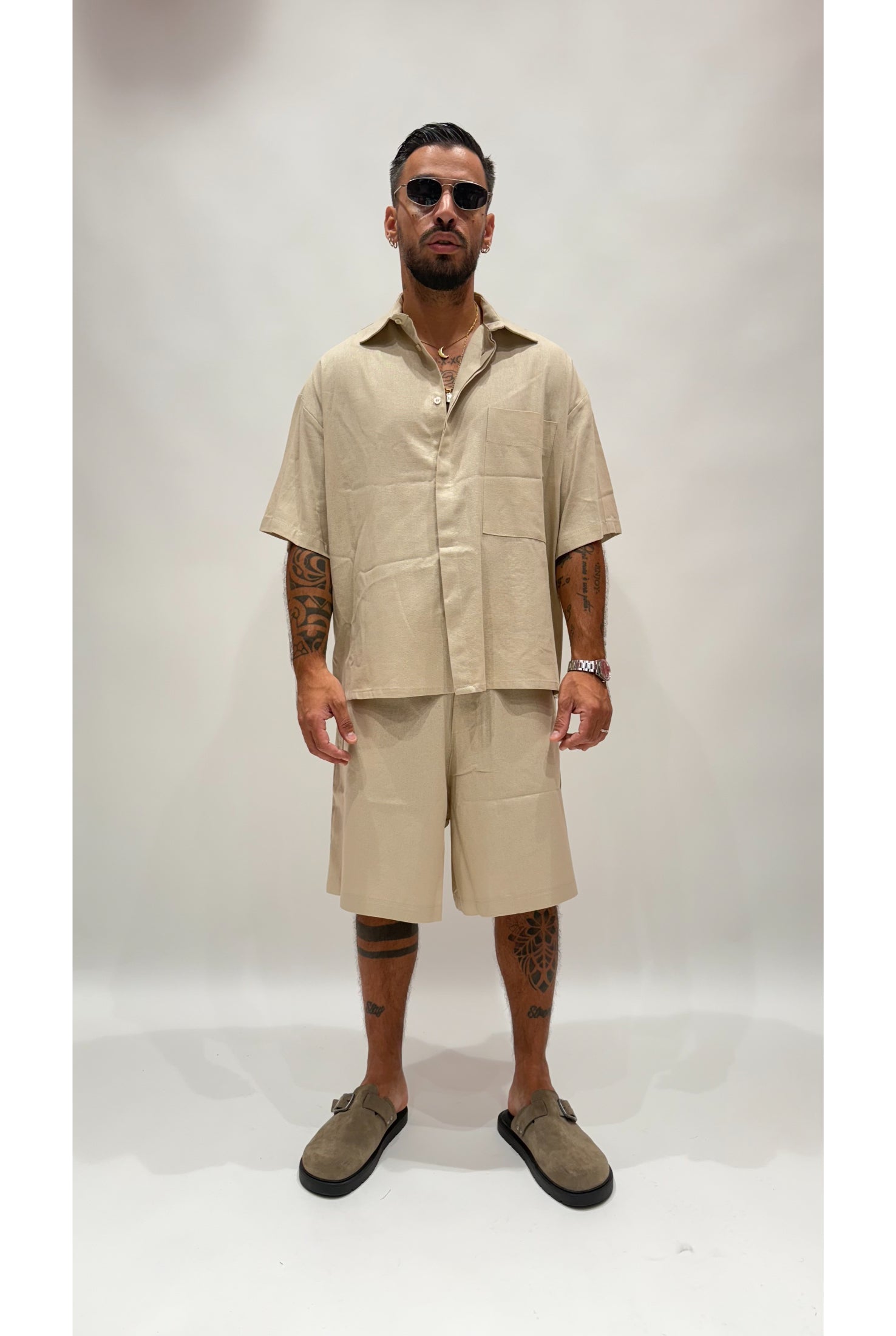 Camicia NJB FAVELAS in lino