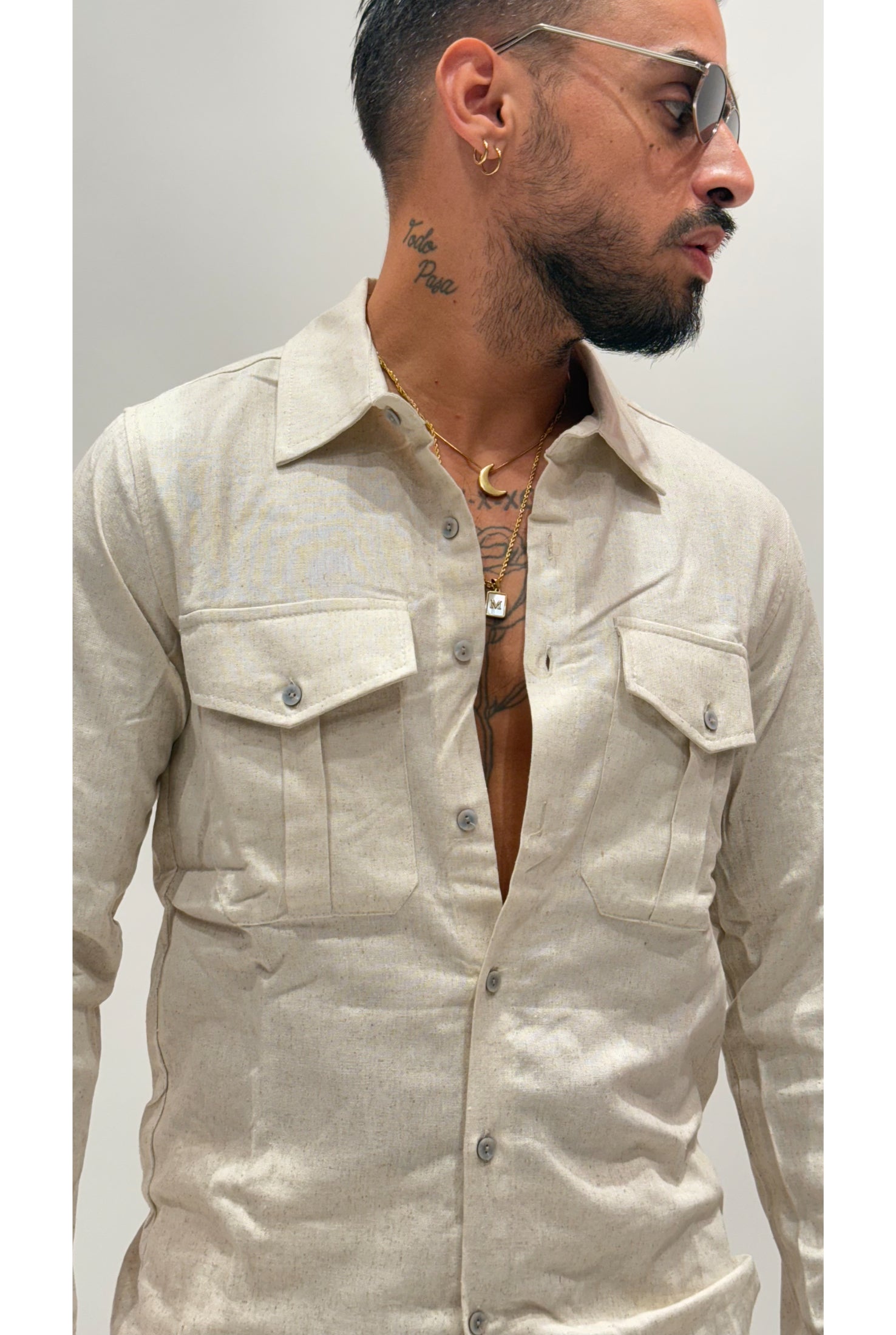 Camicia in lino TASK