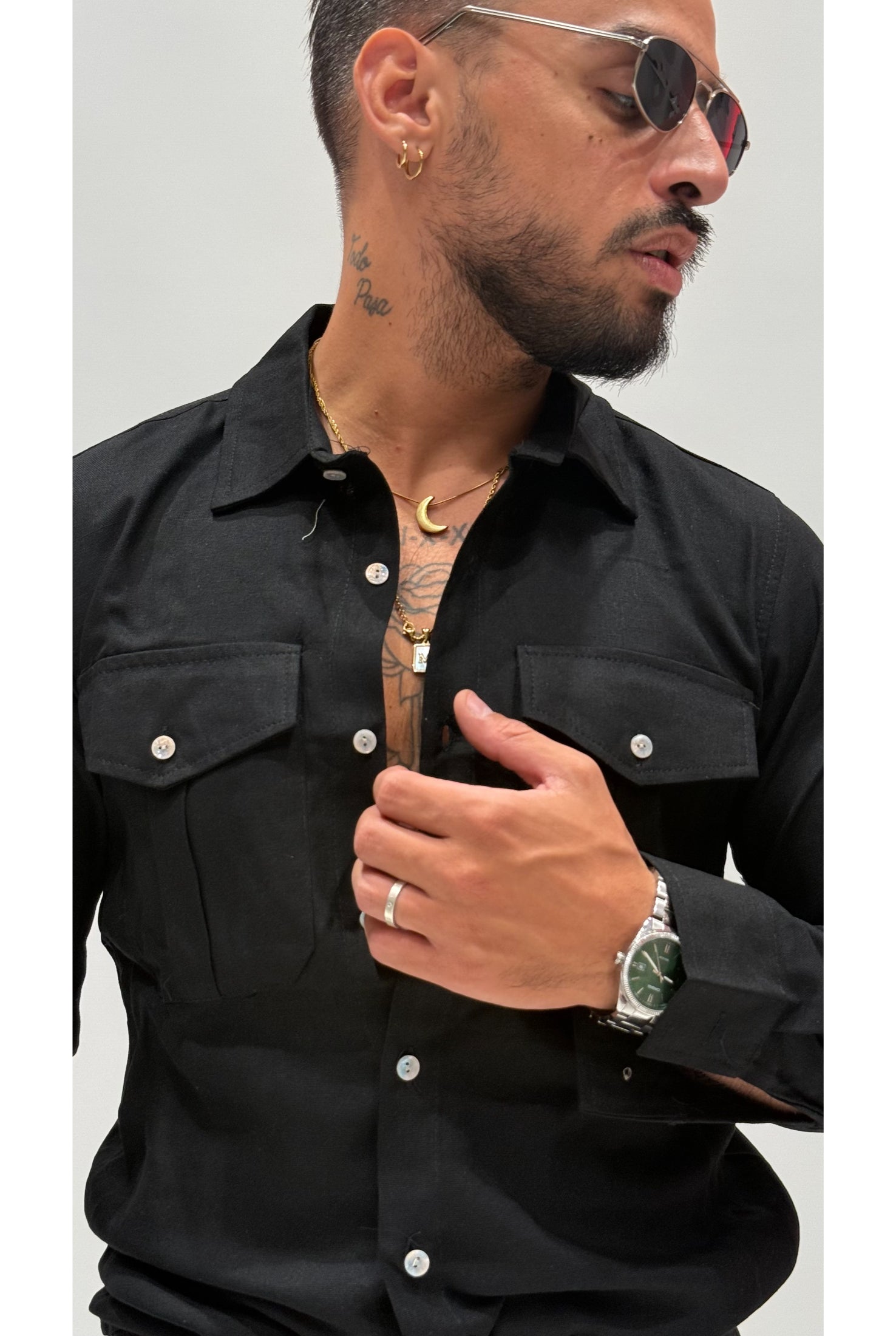 Camicia in lino TASK