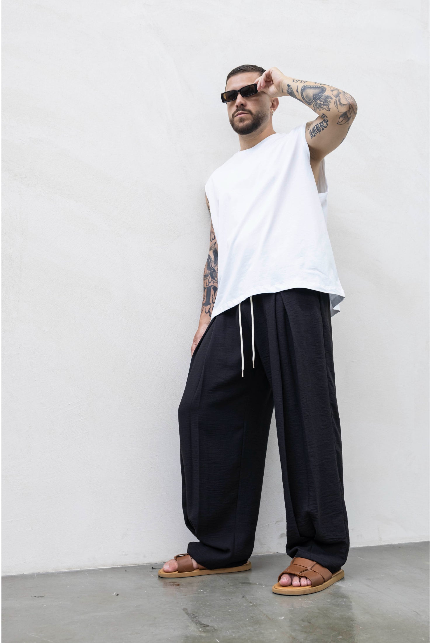 Pantalone TOKYO Deep pences lino