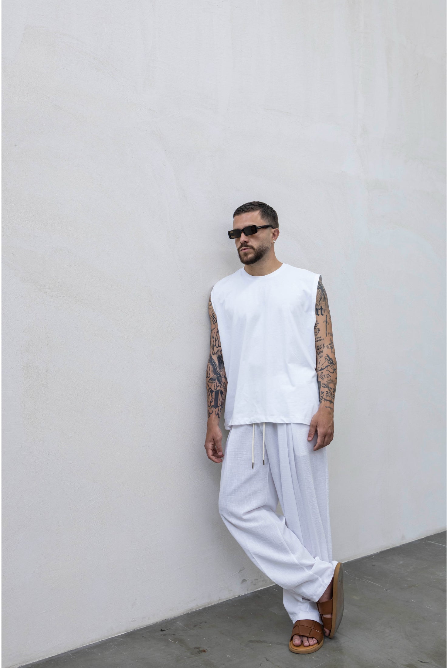 Pantalone TOKYO Deep pences lino