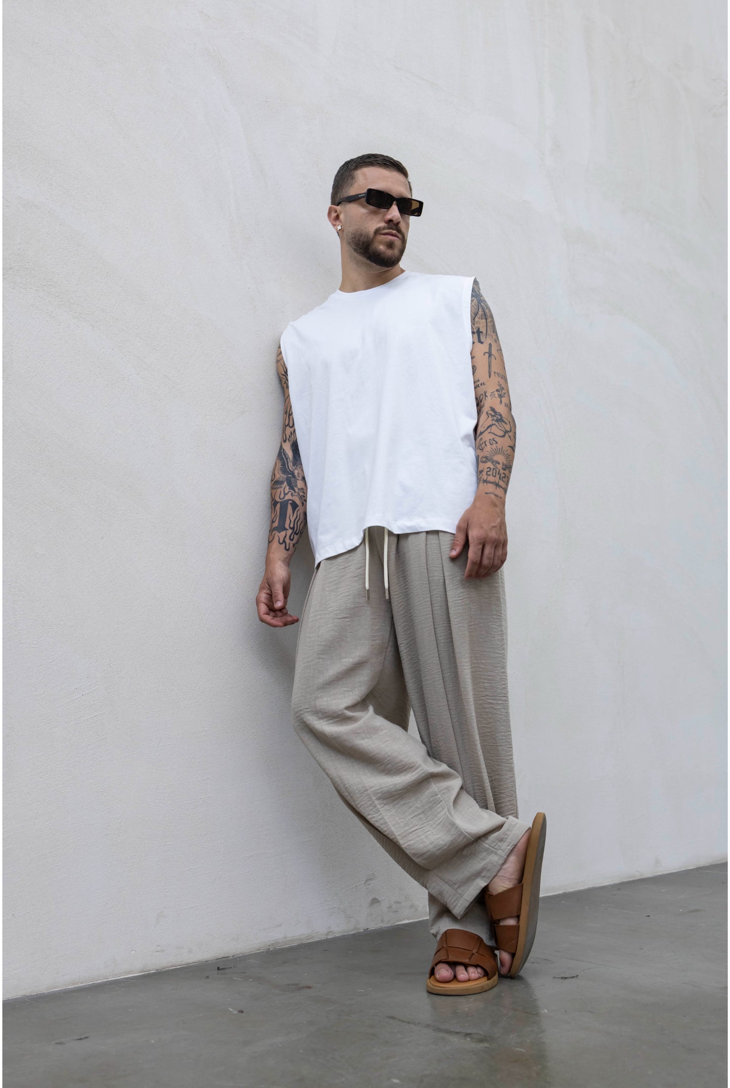 Pantalone TOKYO Deep pences lino