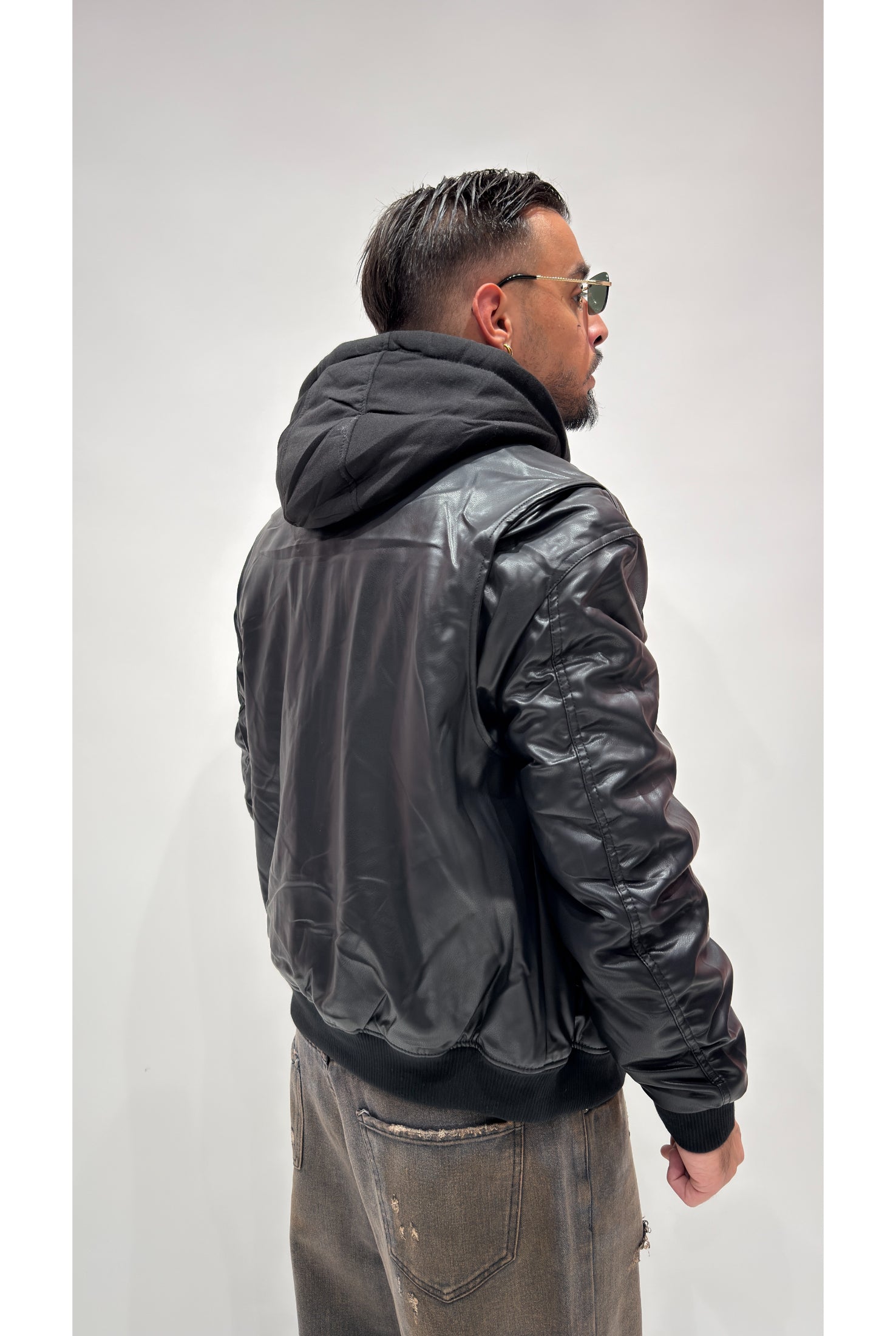 Giubbino jacket ecopelle L6007 1