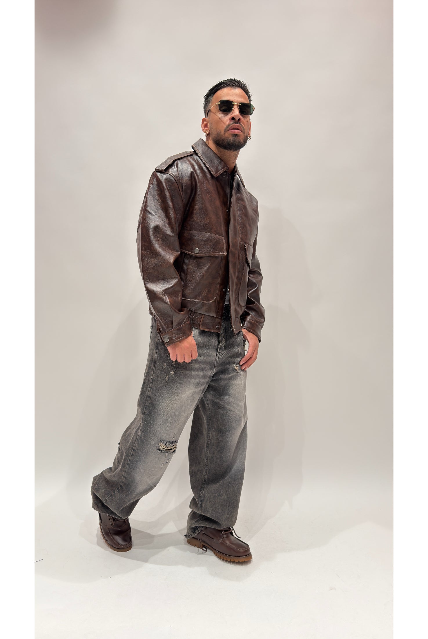 Giubbino jacket ecopelle 8897