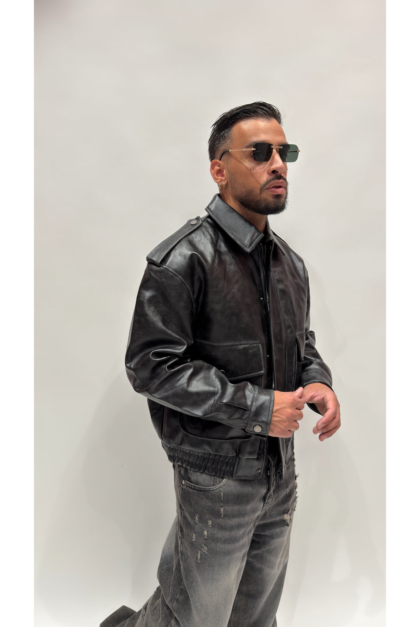 Giubbino jacket ecopelle 8897