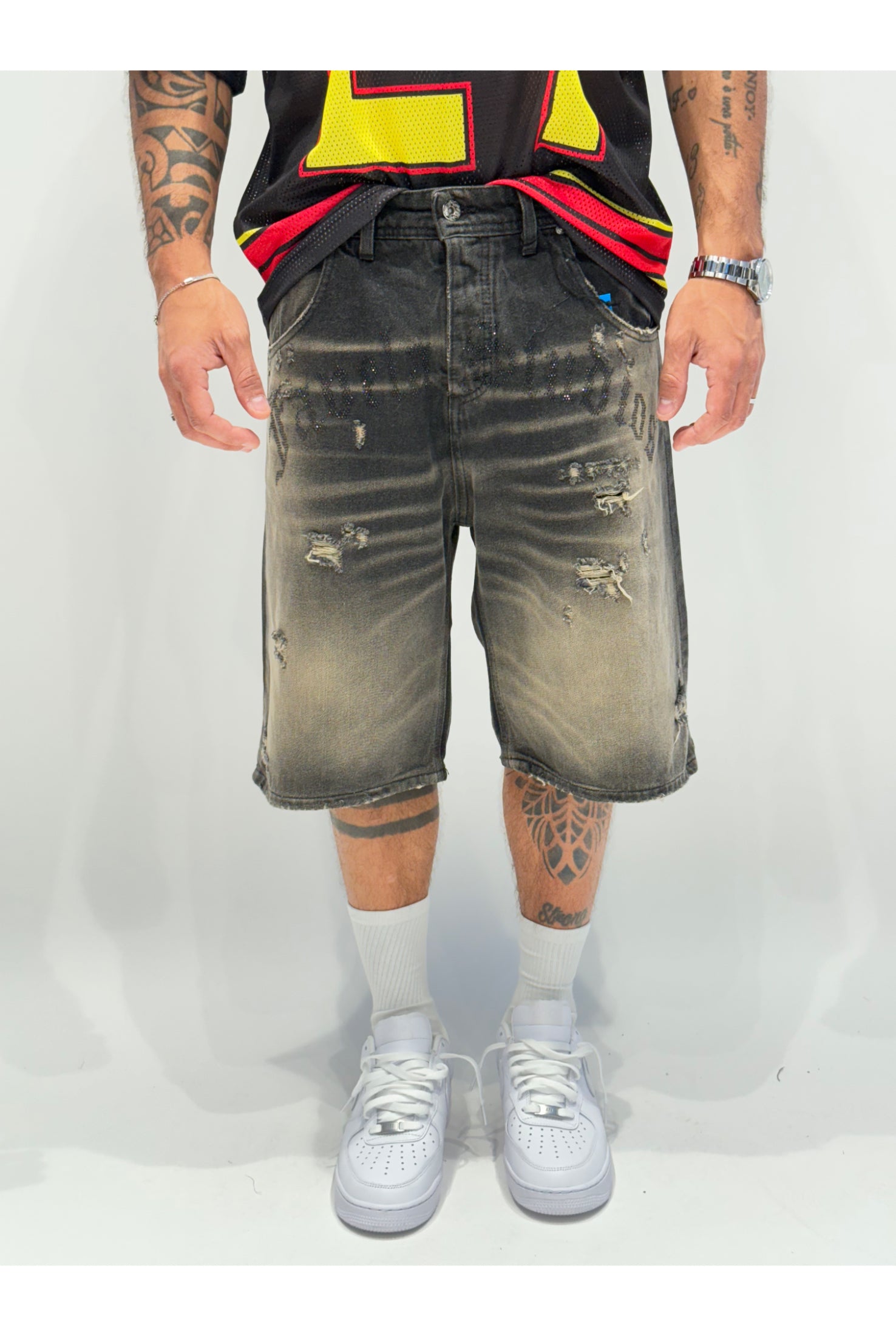 Jeans CIANOTIC short Favela black