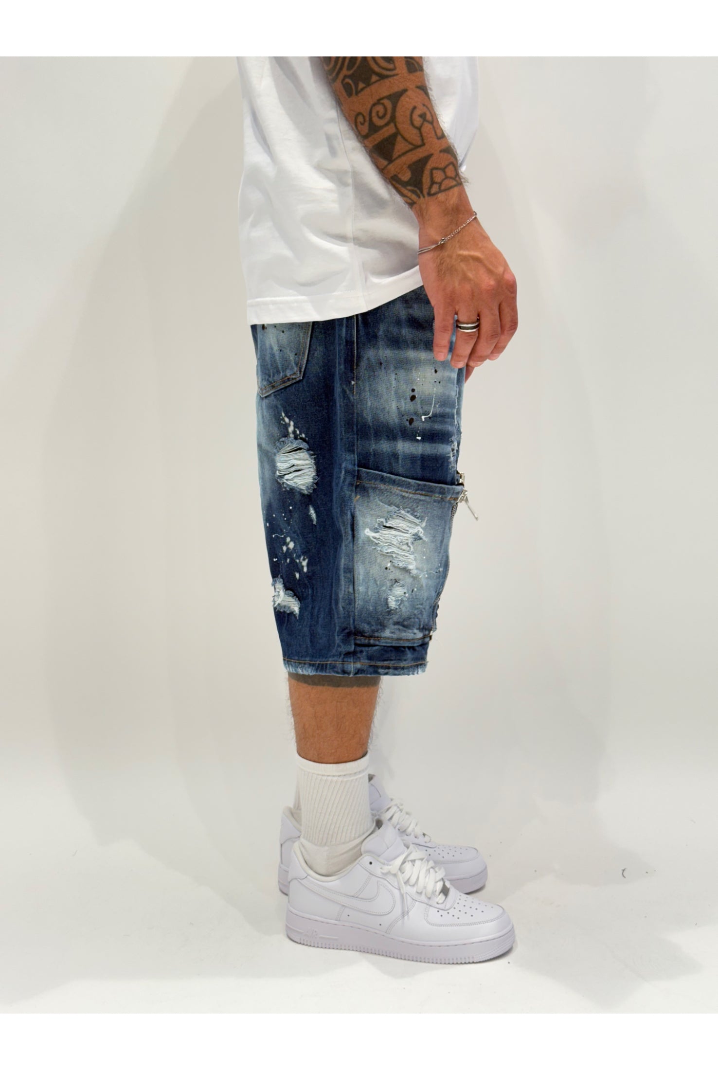 Jeans CIANOTIC short Goku blue