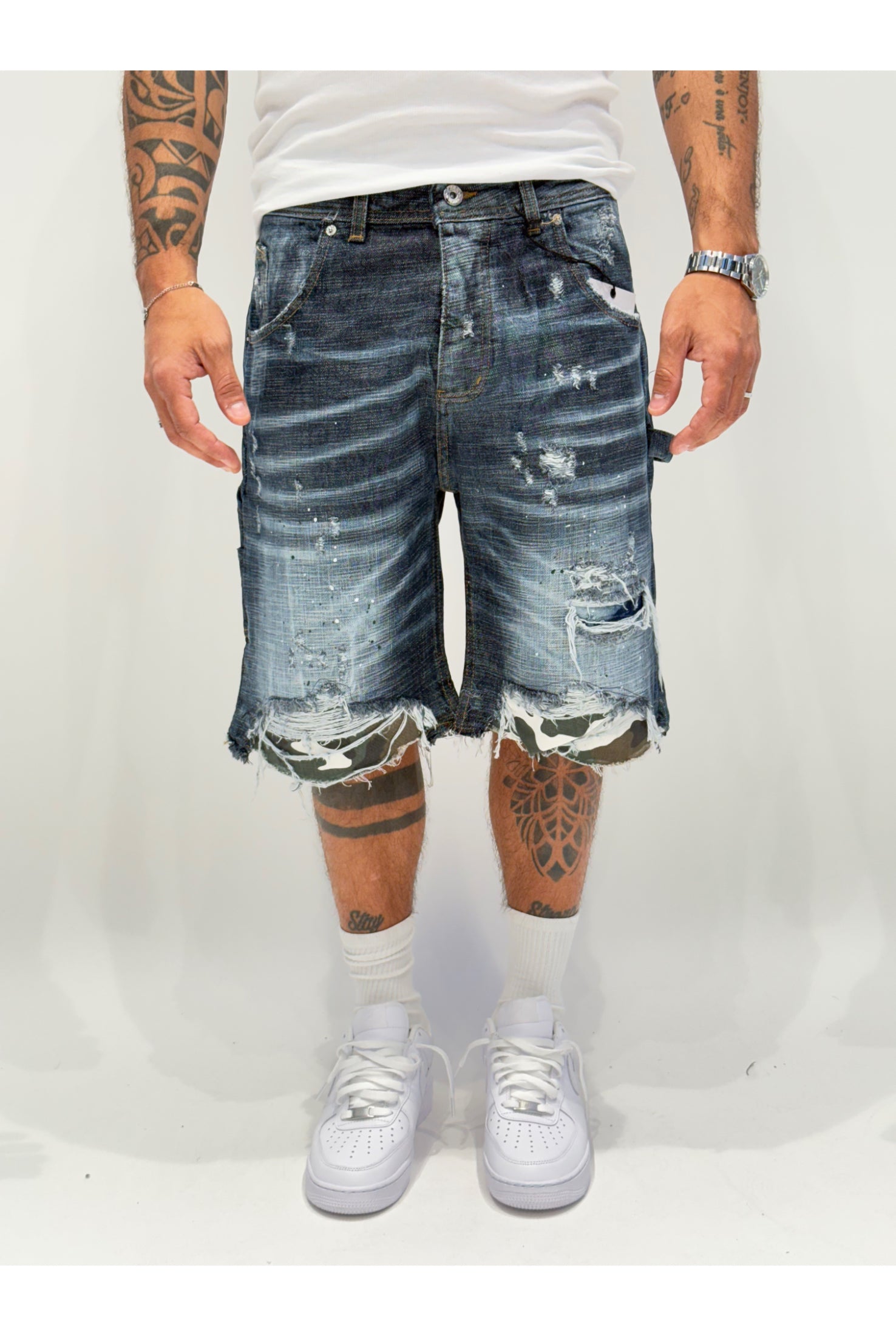 Jeans CIANOTIC short Yonkers Blue