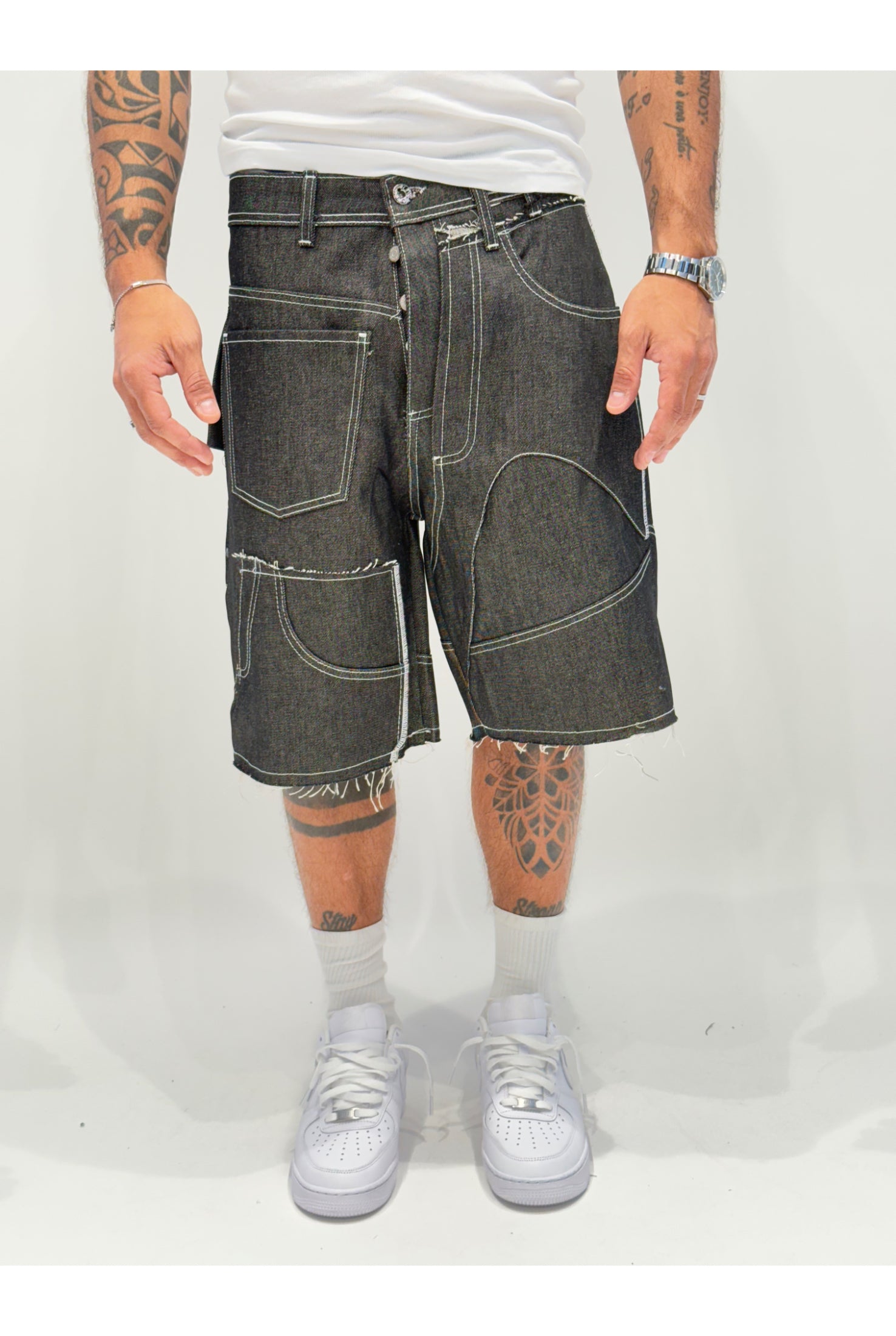 Jeans CIANOTIC short Jayz black