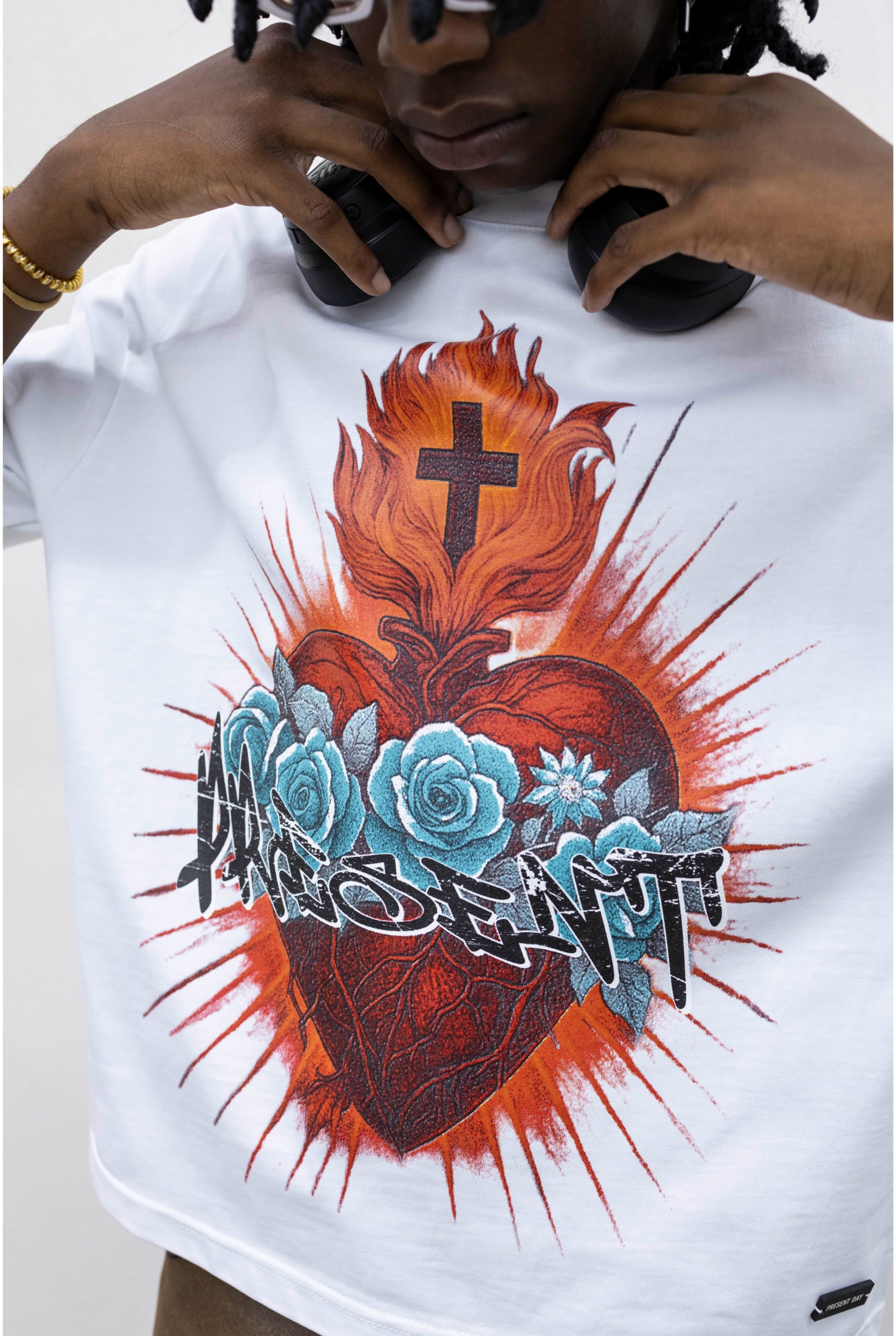 T-shirt TOKYO Heart and roses
