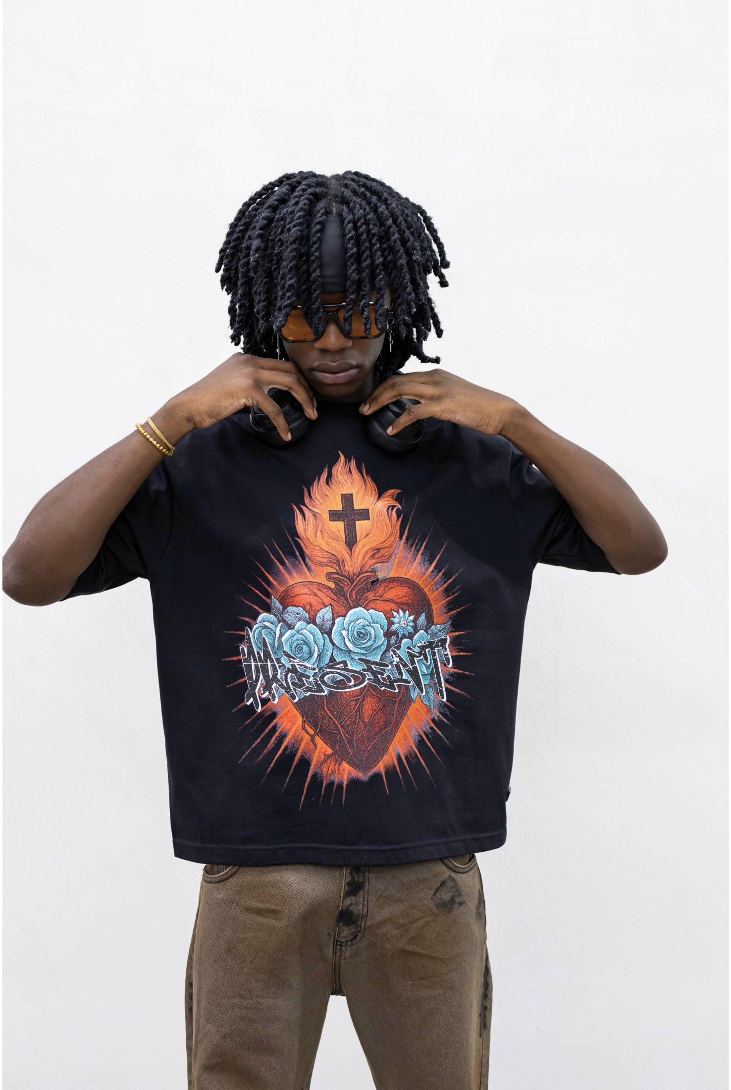 T-shirt TOKYO Heart and roses