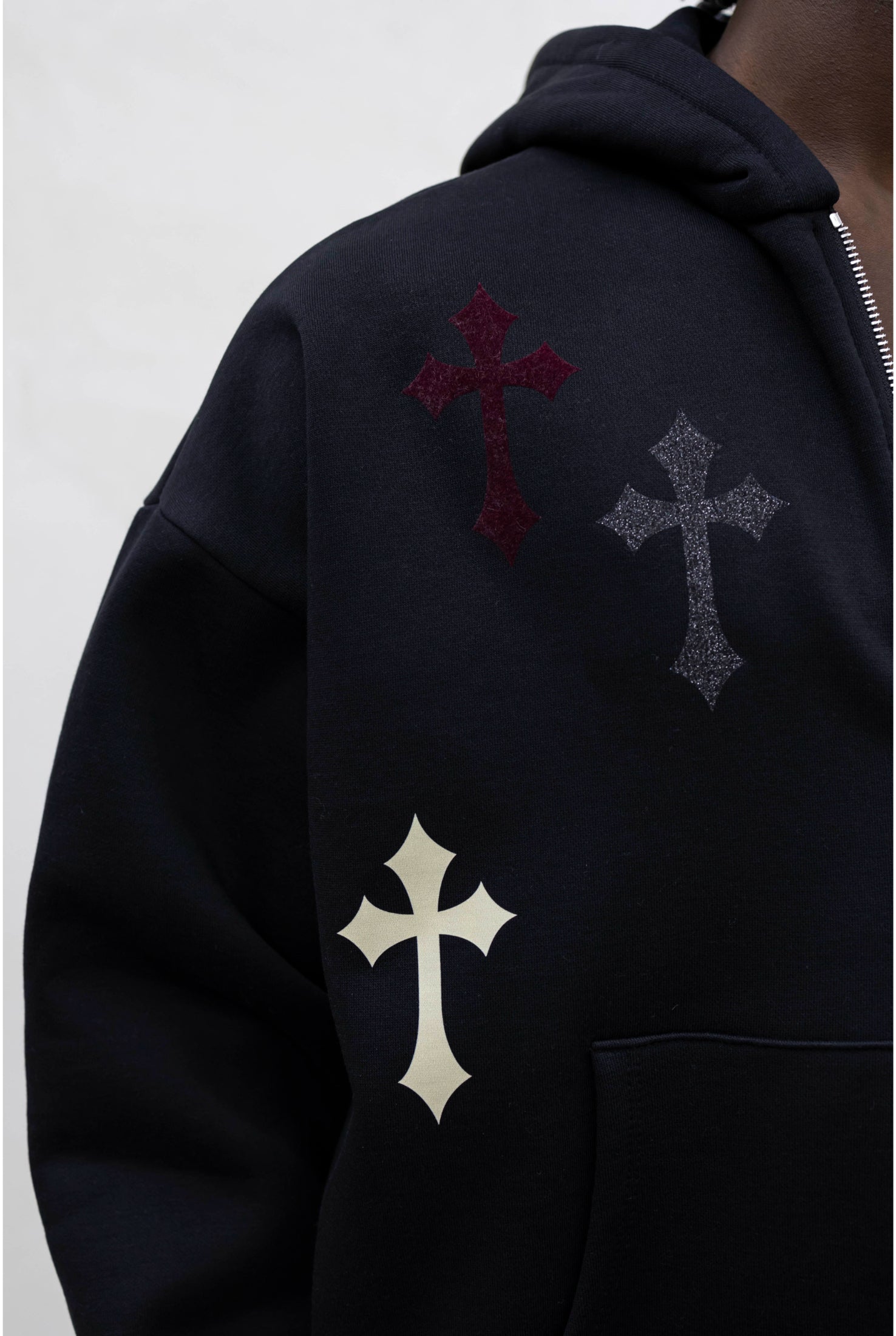Felpa TOKYO Zip crosses