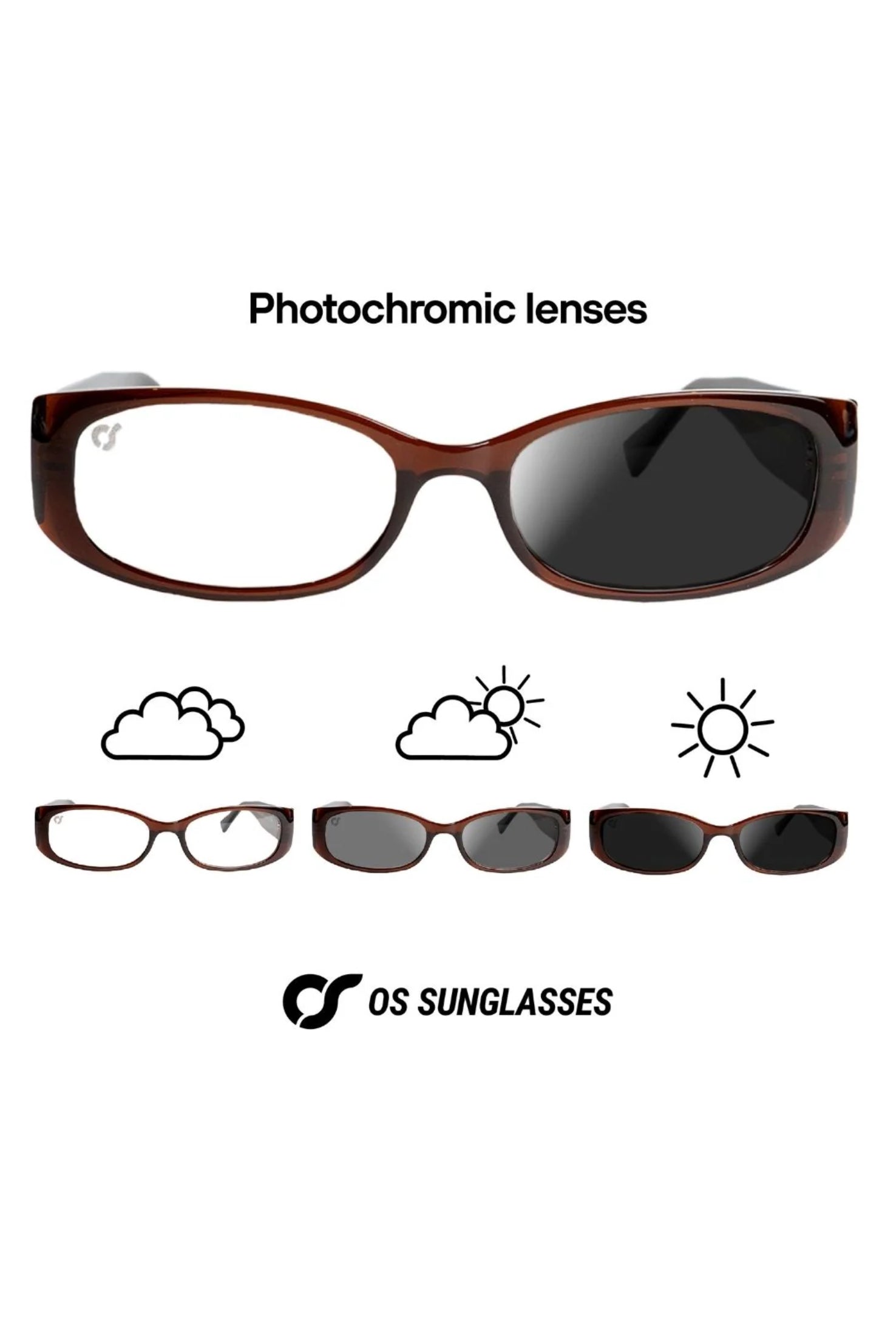 Occhiali OS Sunglasses VICTORIA photochromic Brown