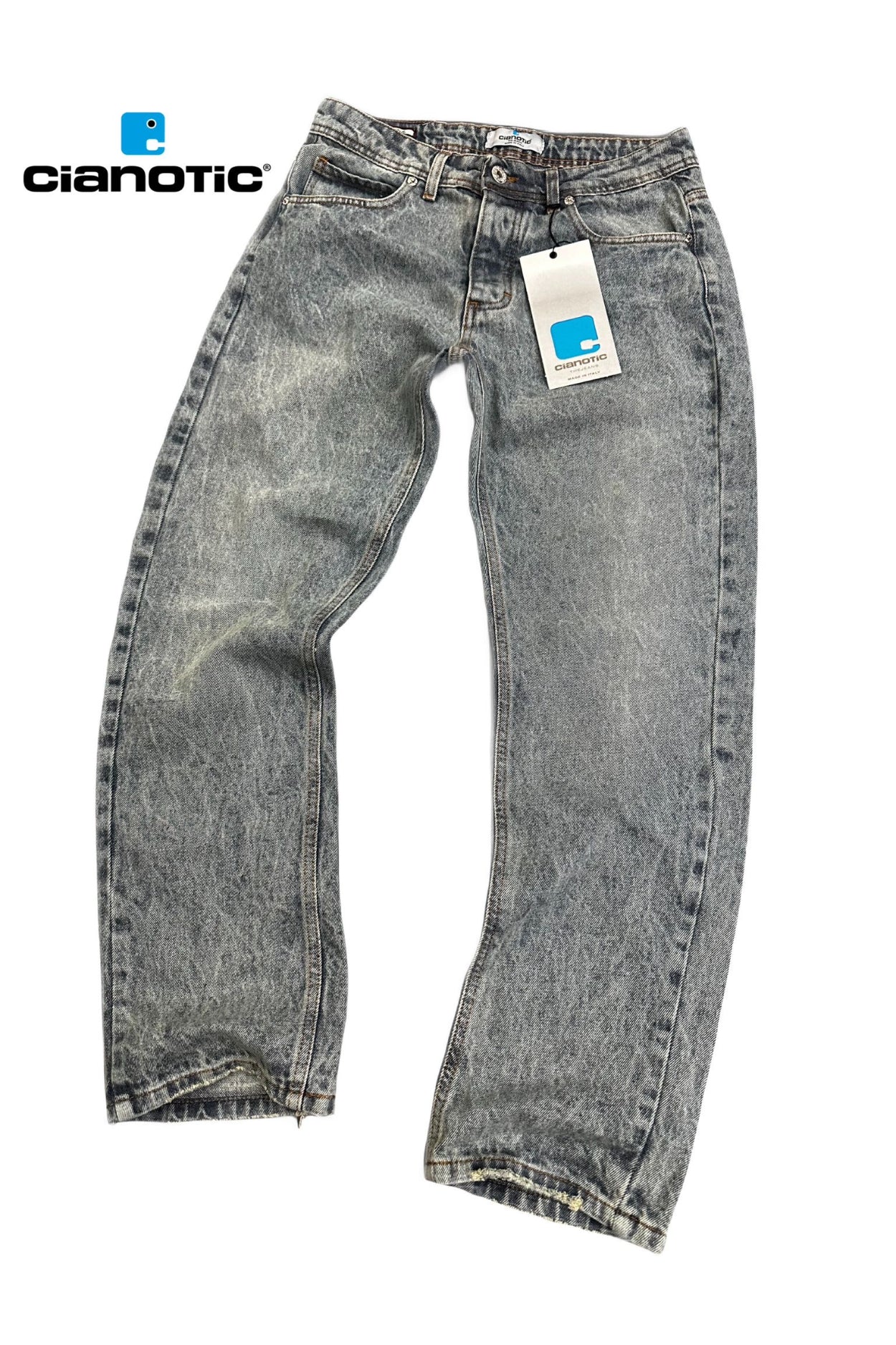 Jeans baggy CIANOTIC M12 SABBIATO