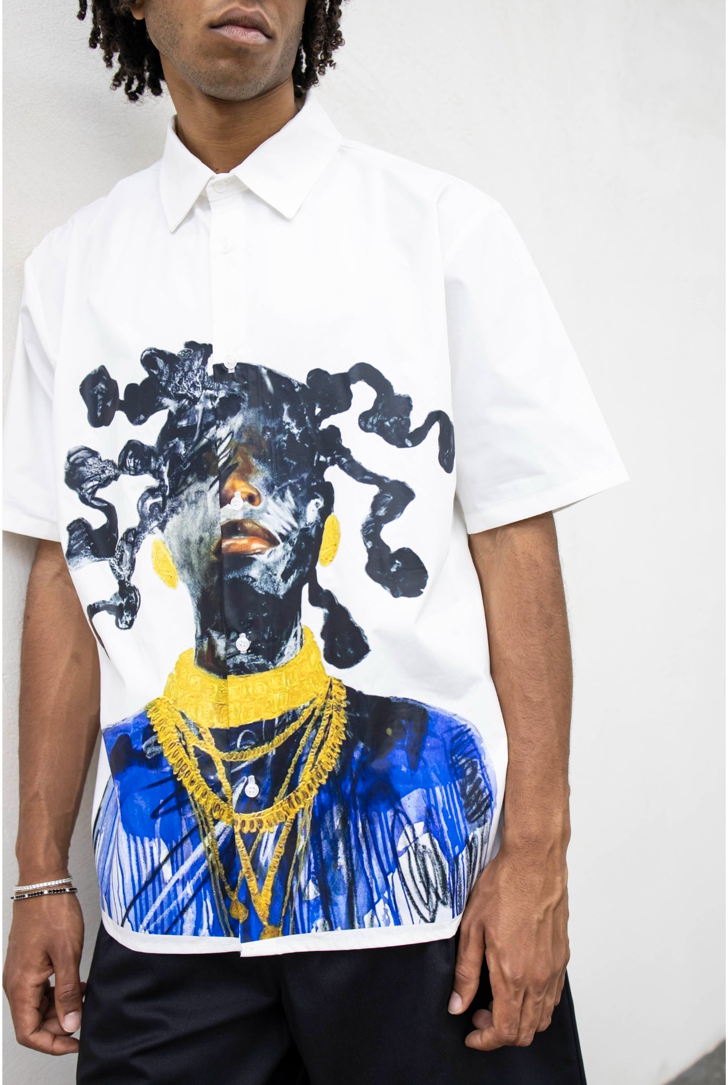 Camicia STAMPA blue