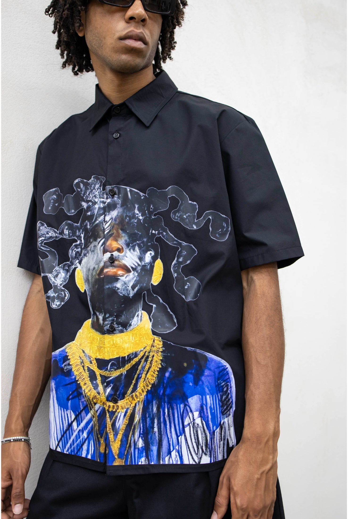 Camicia STAMPA blue
