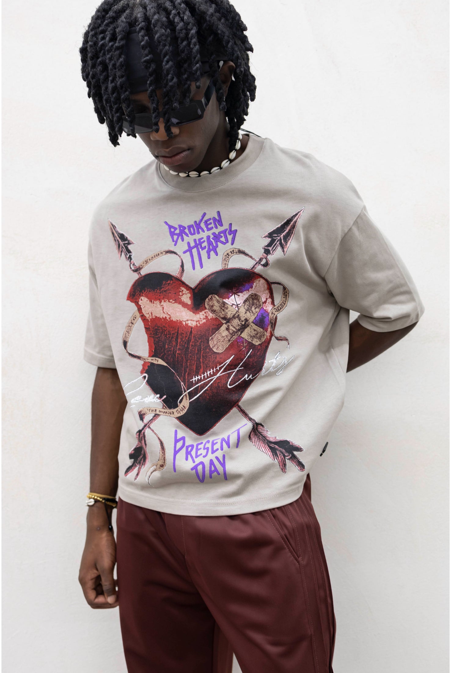 T-shirt PRESENT DAY Broken hearts