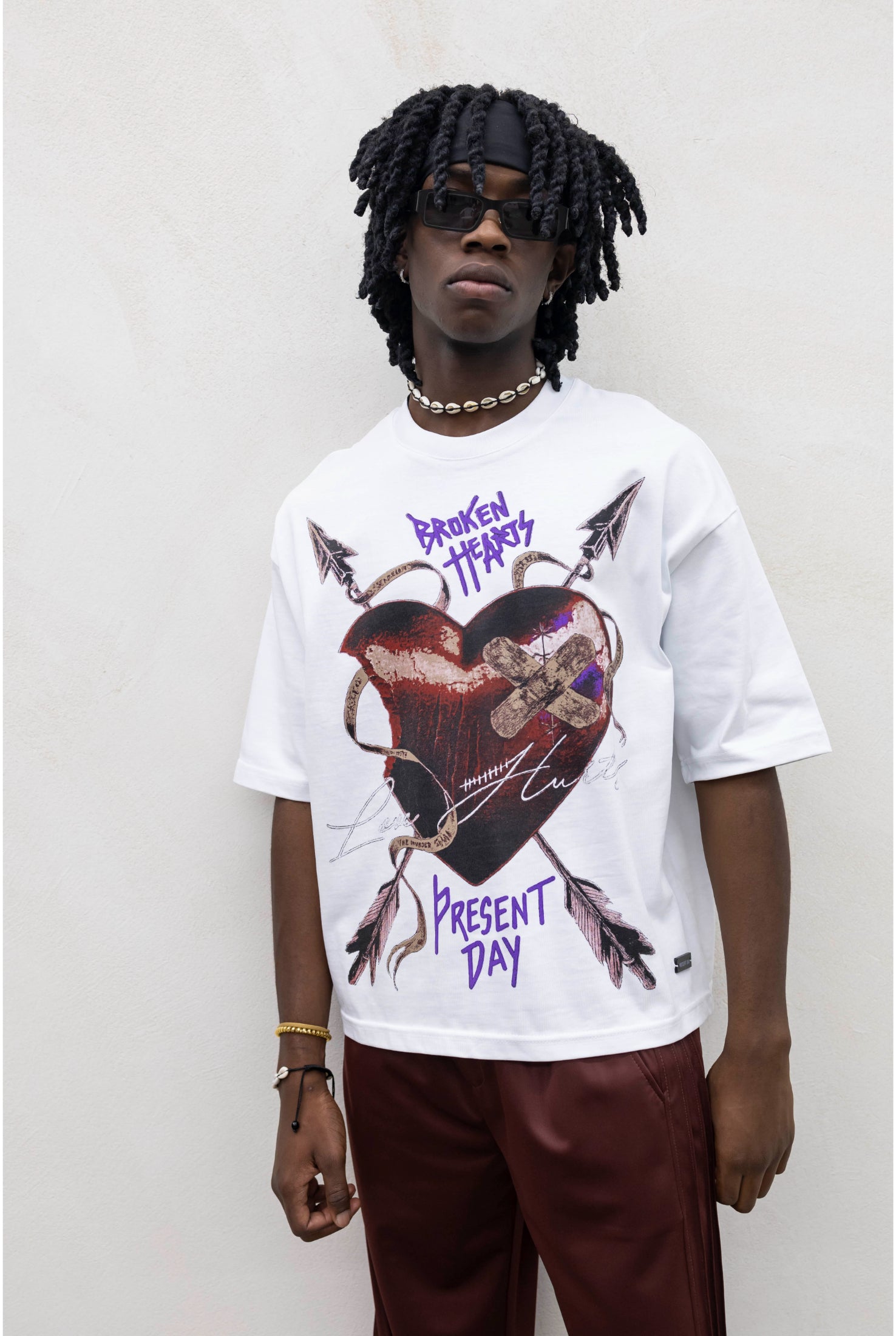 T-shirt PRESENT DAY Broken hearts