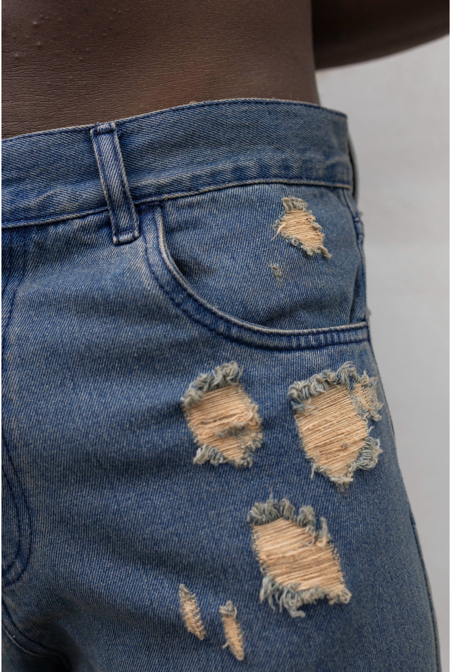 Jeans PRESENT DAY baggy bluebrown