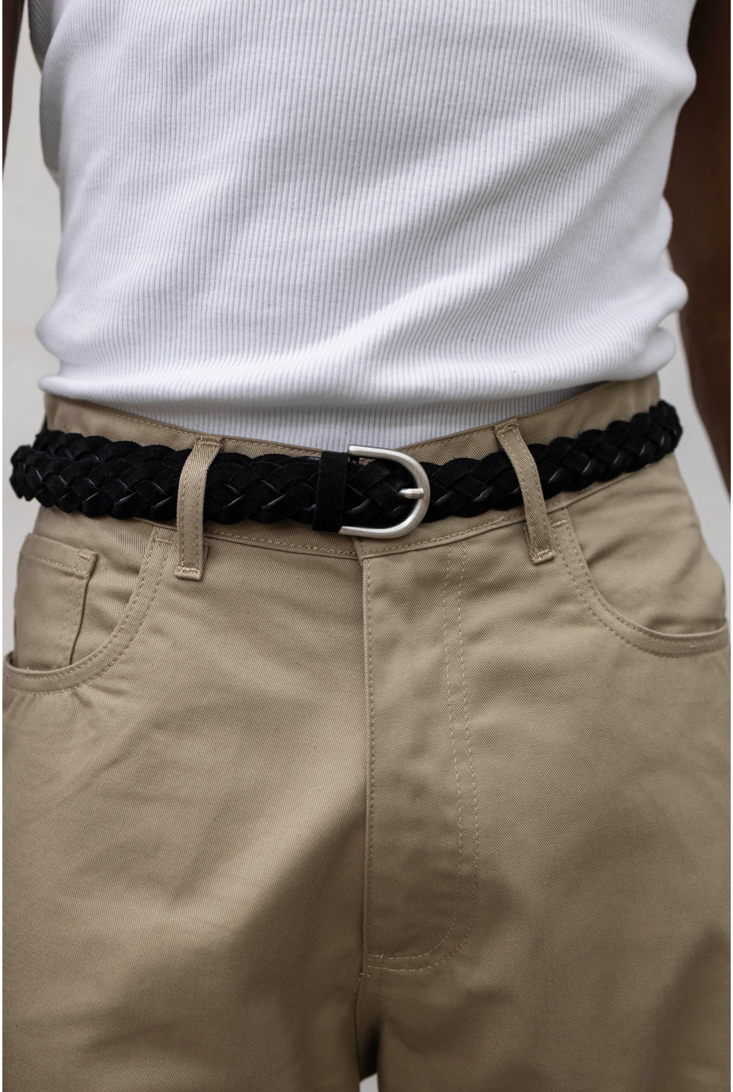 Cintura PRESENT DAY treccia camoscio
